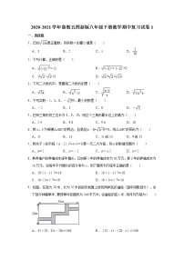 2020-2021学年鲁教版（五四制）八年级下册 期中复习试卷1（word版 含答案）