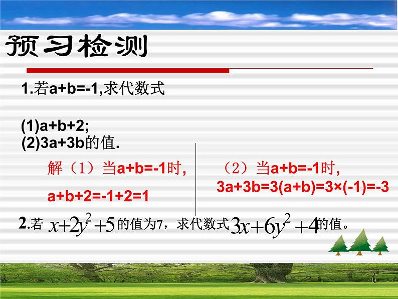 七年级数学上册课件：4.3代数式的值第5页