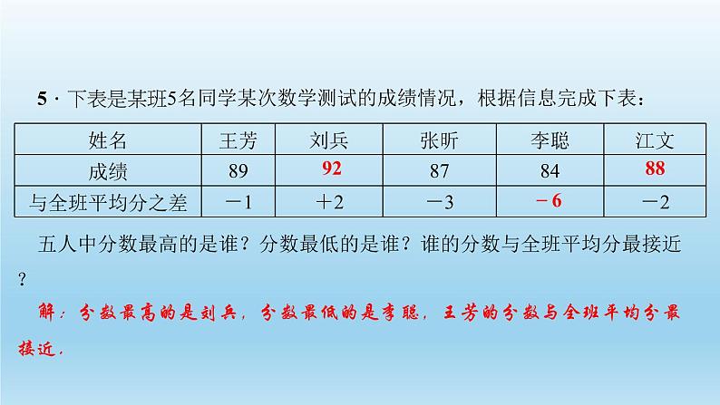 华师大版 初中数学 八年级（下册） 20．1　平均数 1．平均数的意义 2．用计算器求平均数习题课件05