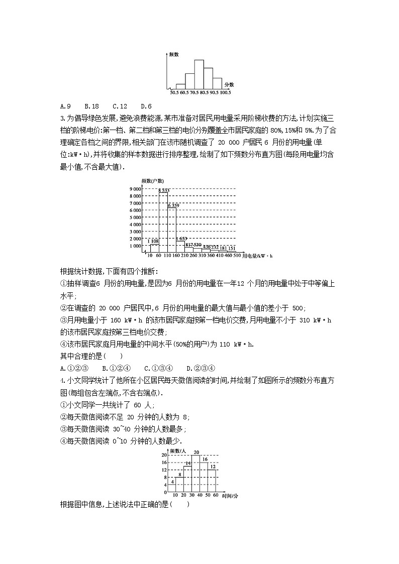 人教版数学七年级下册 资源拓展 10.2直方图03