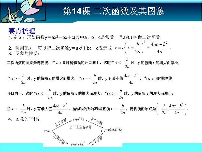 中考冲刺-数学-第14课 二次函数及其图像 试卷课件02