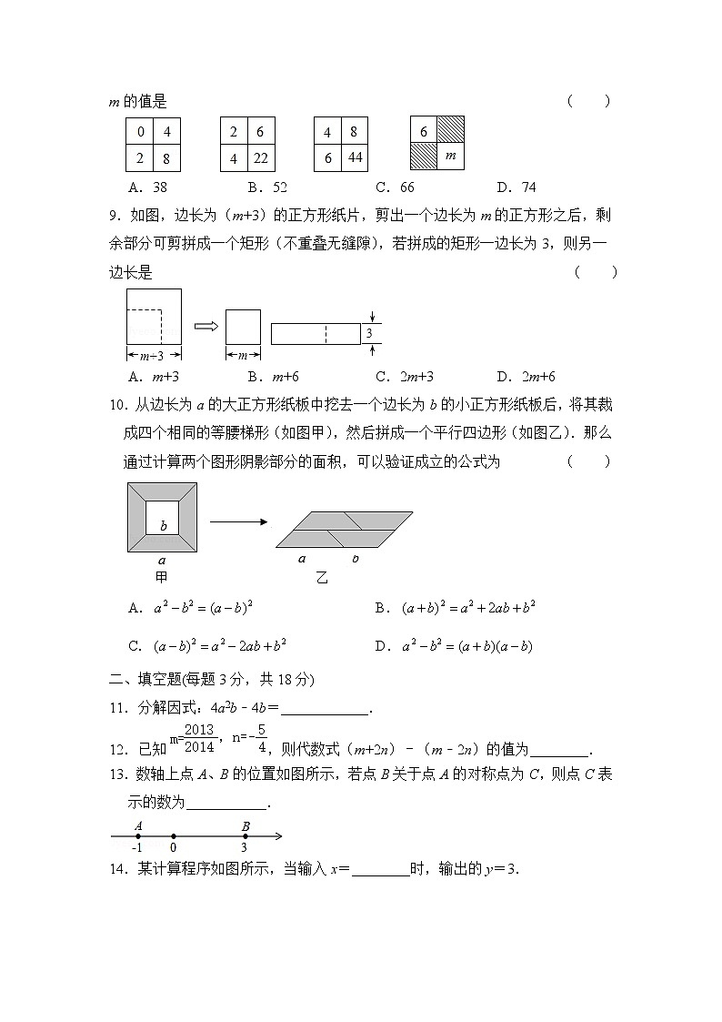 2021年中考数学滚动测试卷（一）数与式 A卷02