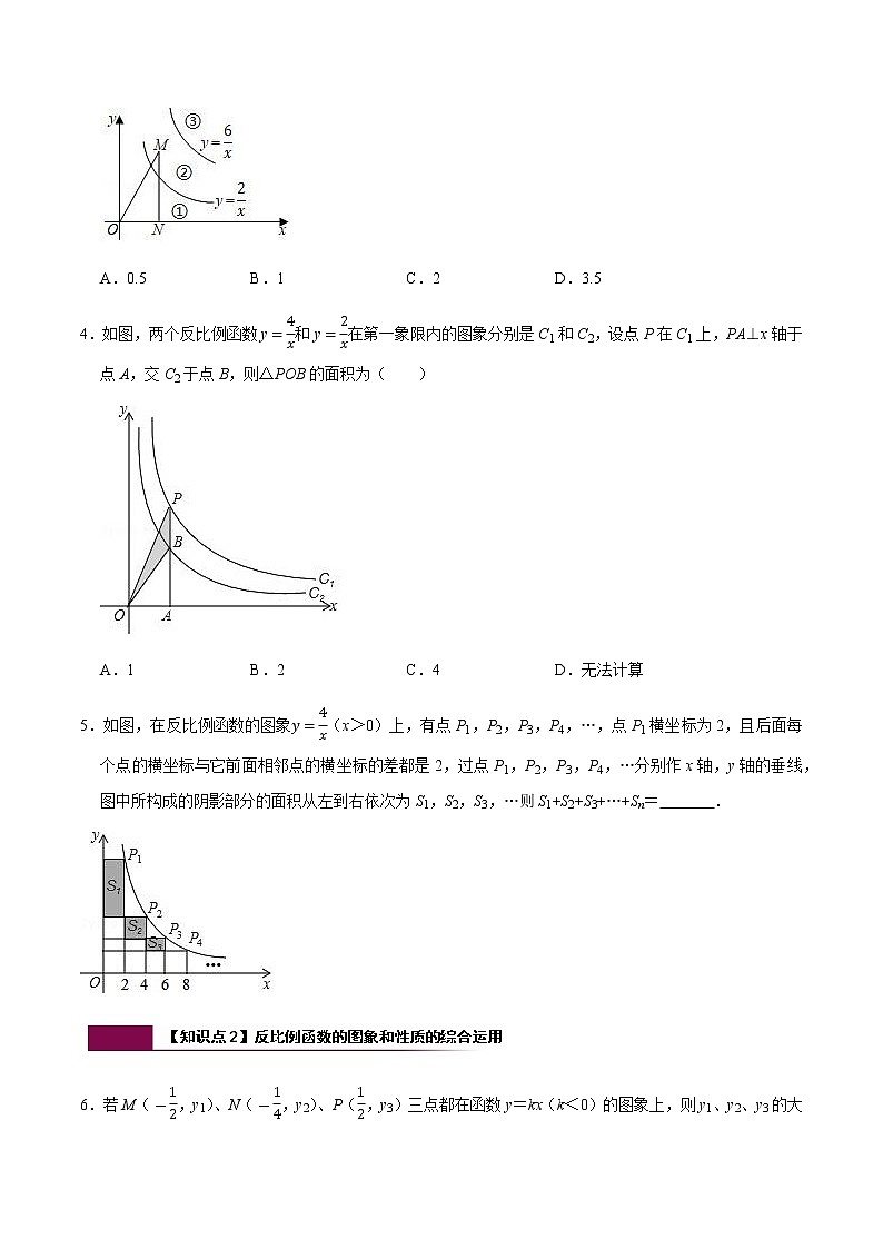 26.1.2 第2课时 反比例函数性质的应用-人教版九年级数学下册同步练习02