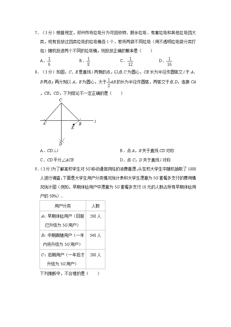 2021年河南省新乡市辉县市中考数学一调试卷02