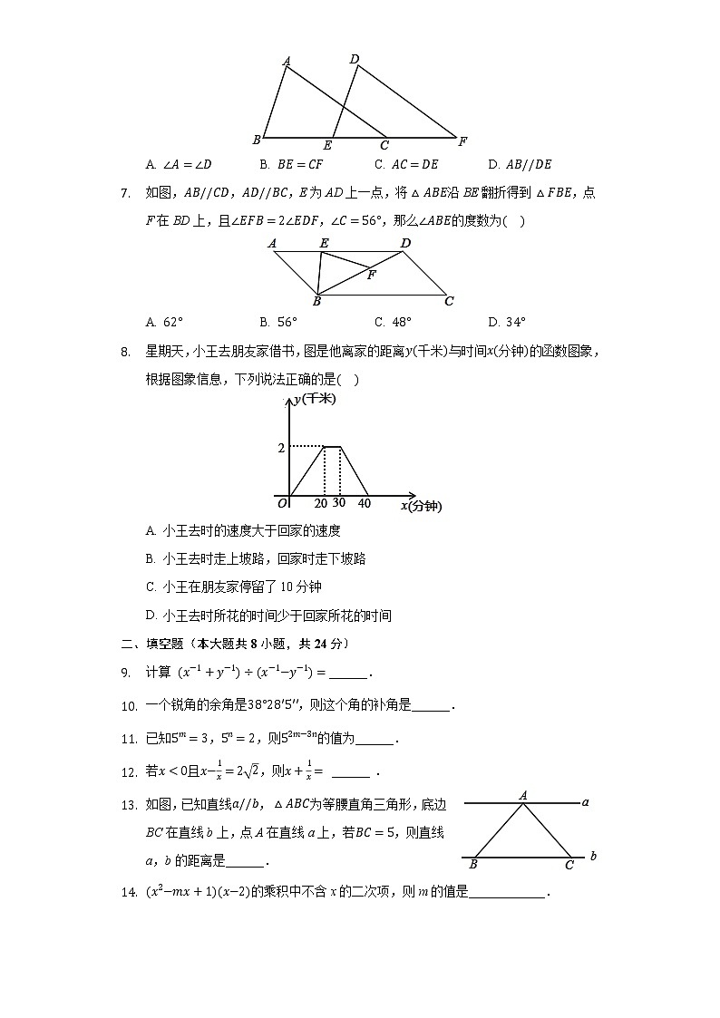 山东省青岛市2020-2021学年七年级下学期期中数学复习试卷02