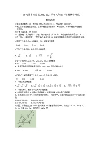 广西河池市凤山县2020-2021学年八年级下学期期中考试数学试题（word版 含答案）