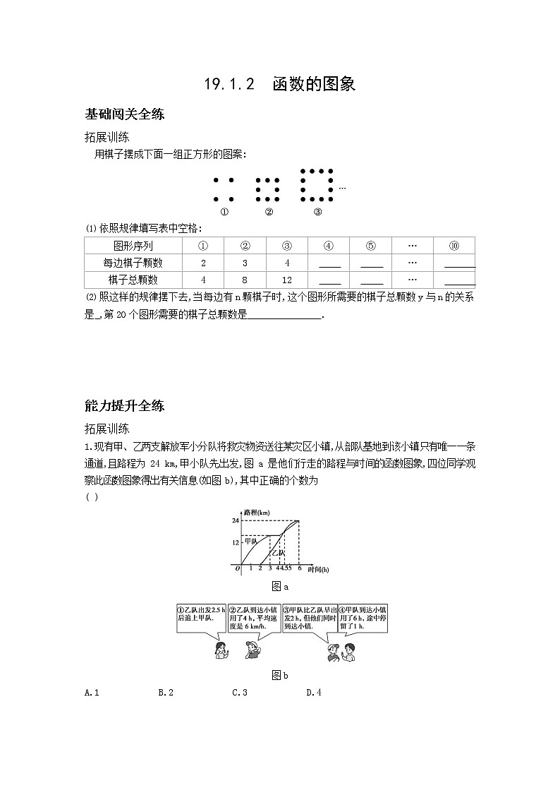 资源拓展 19.1.2函数的图象 试卷01
