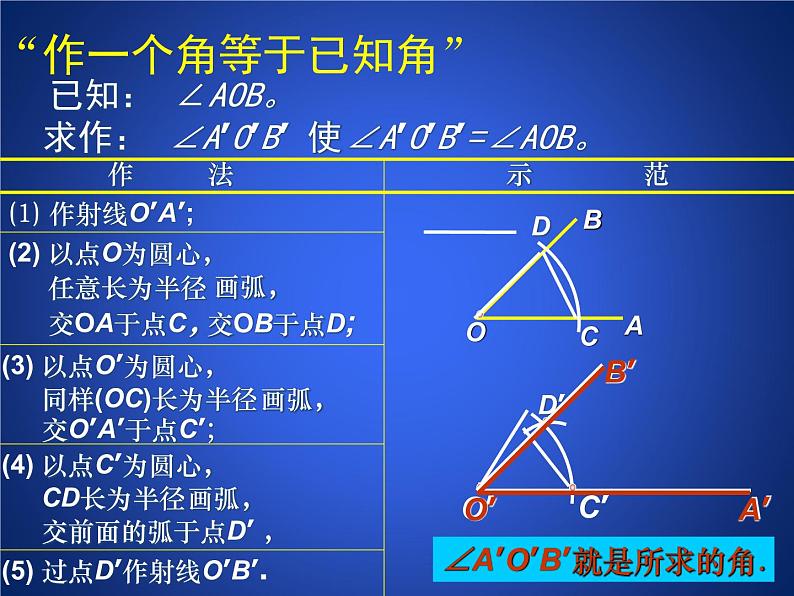 2.4 《用尺规作角》PPT课件05