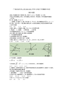 广西河池市凤山县2020-2021学年七年级下学期期中考试数学试题（word版 含答案）