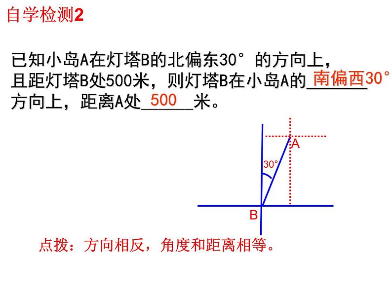 3.1确定位置-北师大版八年级数学上册课件第8页