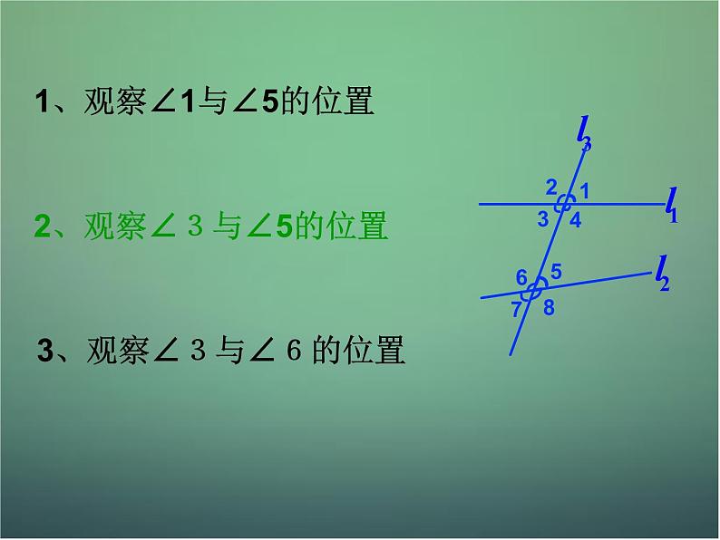 七年级数学下册1.2《同位角、内错角、同旁内角》课件 （新版）浙教版04