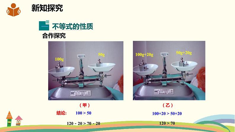 沪科版数学七年级下册 7.1.2不等式的基本性质 课件03