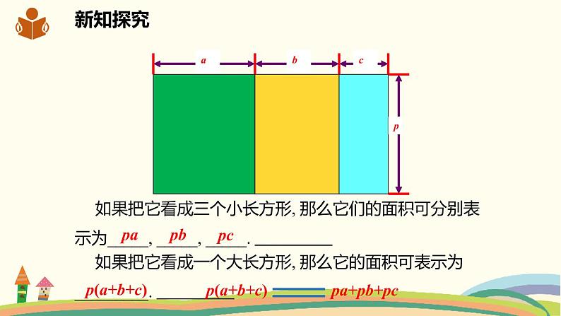 沪科版数学七年级下册 8.2.2.1单项式与多项式相乘 课件05