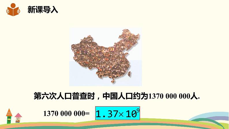 沪科版数学七年级下册 8.1.3.3用科学记数法表示绝对值小于1的数 课件03