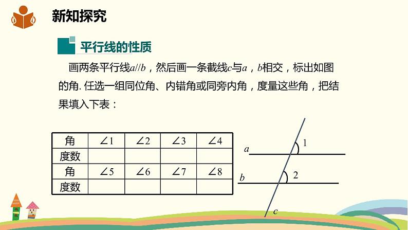 沪科版数学七年级下册 10.3平行线的性质 课件03