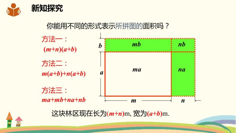 沪科版数学七年级下册 8.2.3多项式与多项式相乘 课件04