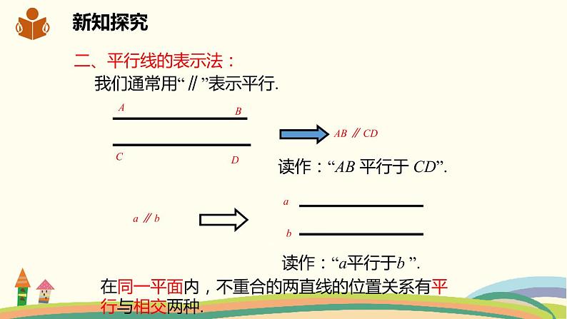 沪科版数学七年级下册 10.2.1平行线的概念及三线八角 课件07