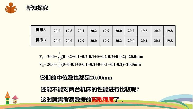 沪科版八年级数学下册 20.2.2.1方差 课件04