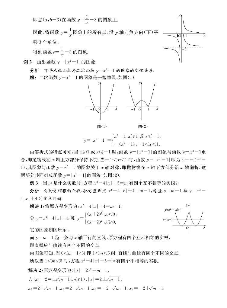 初高中数学衔接第12讲：函数图象与变换03