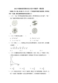 2021年湖南省常德市安乡县中考数学一模试卷