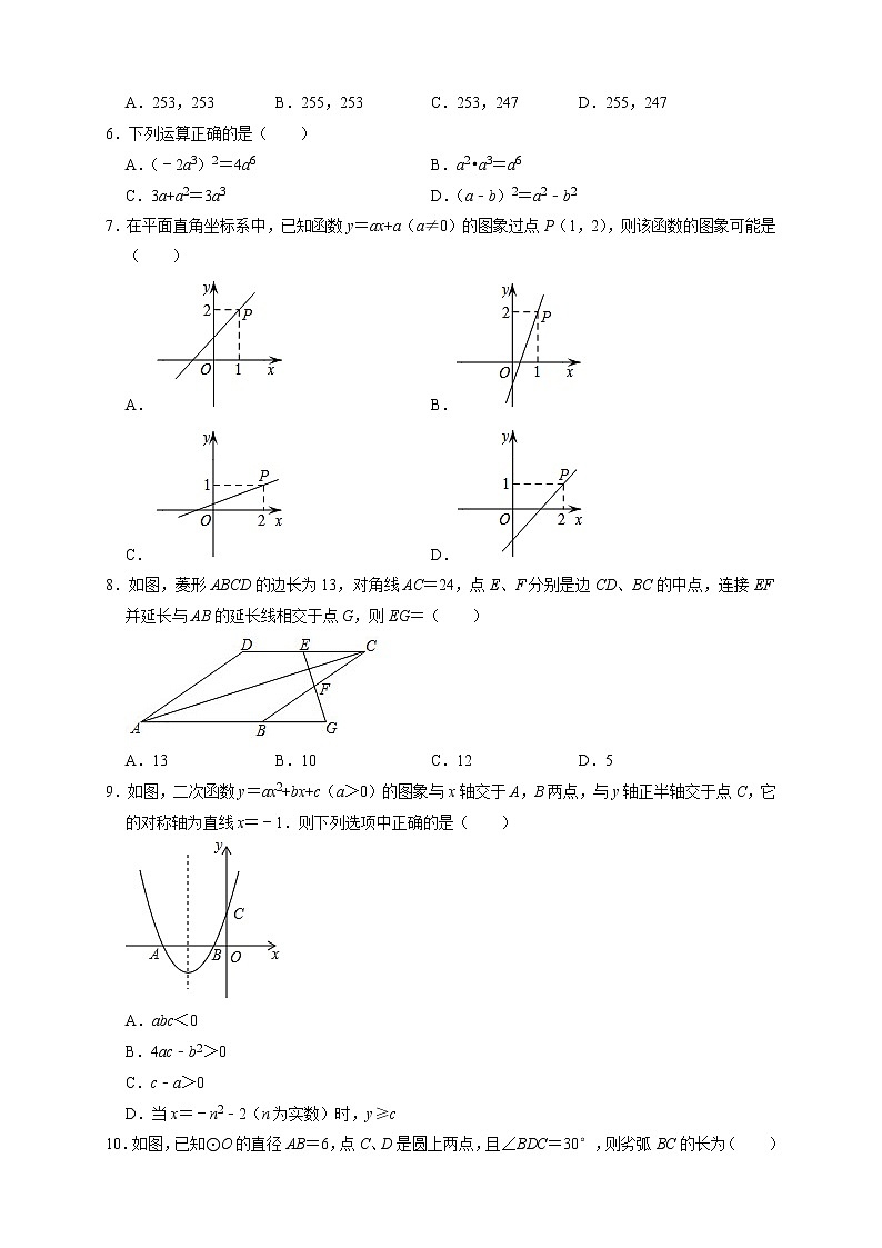 2021年四川省成都市中考数学预测押题卷数学试卷（word版 含答案）02