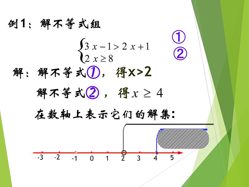 华东师大版七年级下册数学 8.3 一元一次不等式组 课件(共17张PPT)06