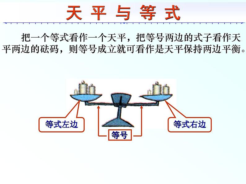 华东师大版七年级下册数学：6.2.1等式的性质与方程的简单变形课件 (共14张PPT)03