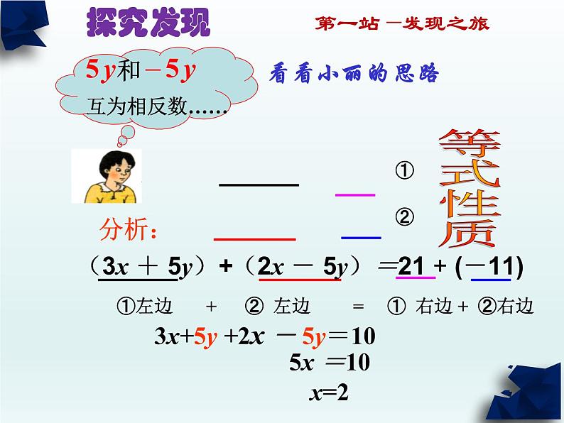 华东师大版七年级下册数学《加减法解二元一次方程组》课件(共17张PPT)06