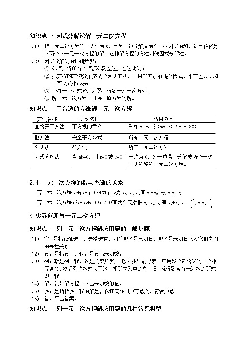 人教版九年级数学全册知识点总结03