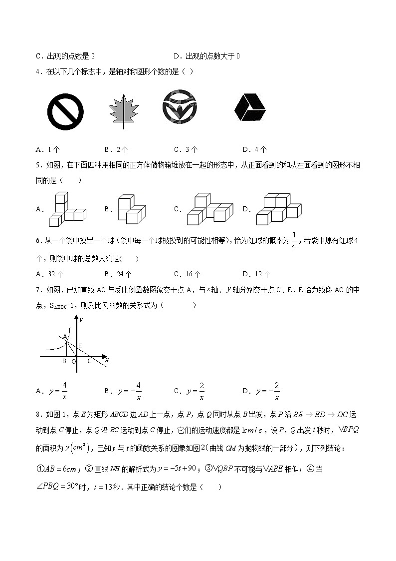 必刷卷02-2021年中考数学考前信息必刷卷（武汉专用）（解析版）02