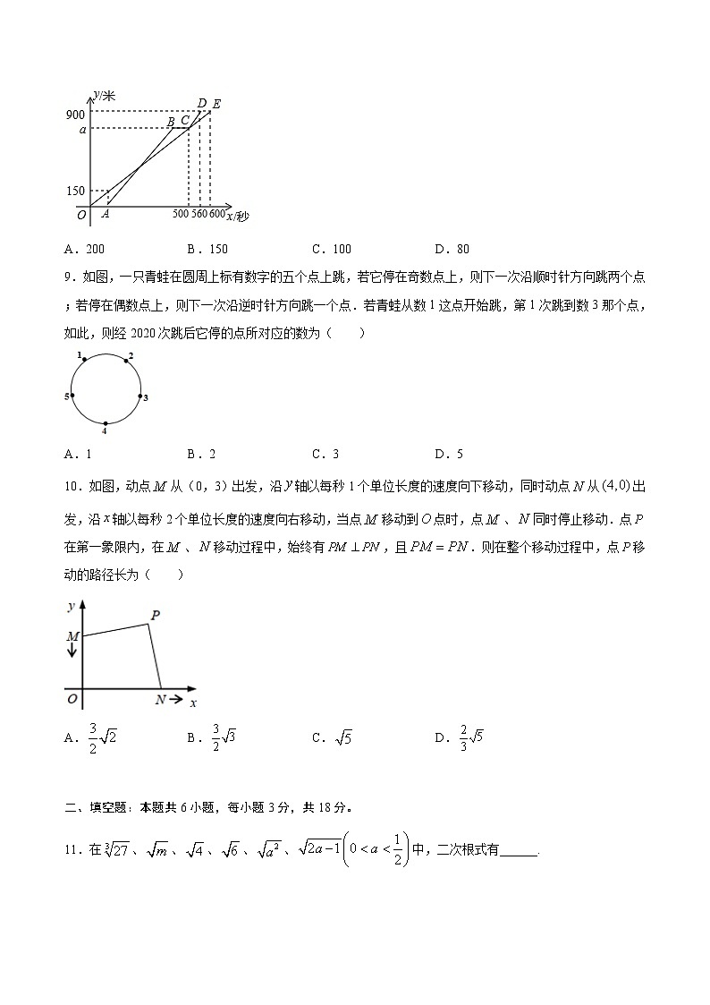 必刷卷03-2021年中考数学考前信息必刷卷（武汉专用）（解析版）03