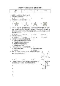 2020年广西崇左市中考数学试卷