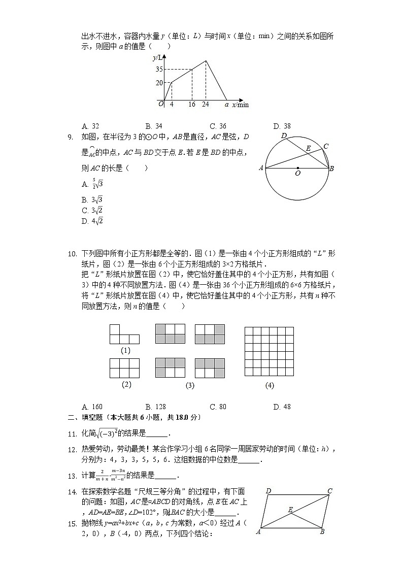 2020年湖北省武汉市中考数学试卷02
