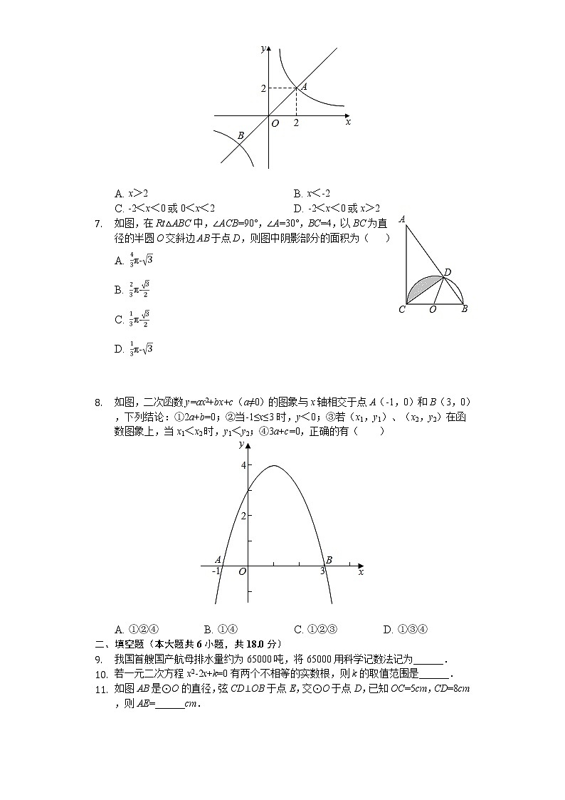 2020年辽宁省铁岭市中考数学试卷02