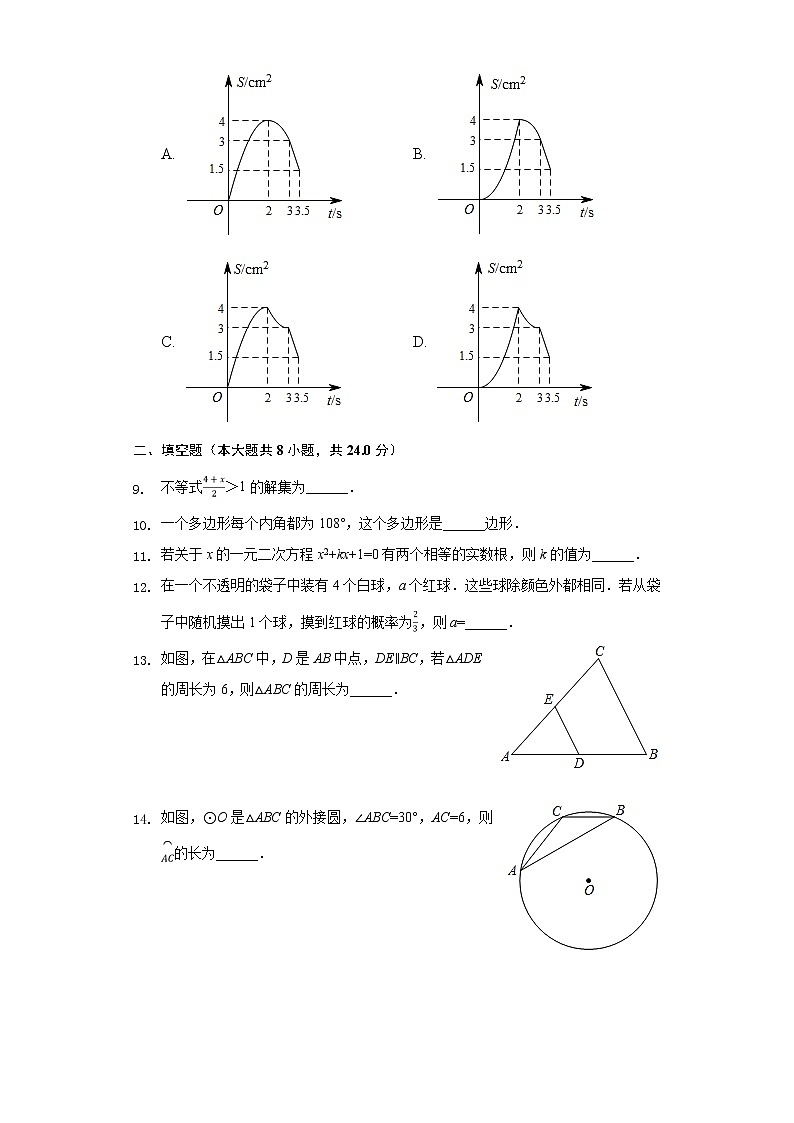 2020年辽宁省锦州市中考数学试卷03