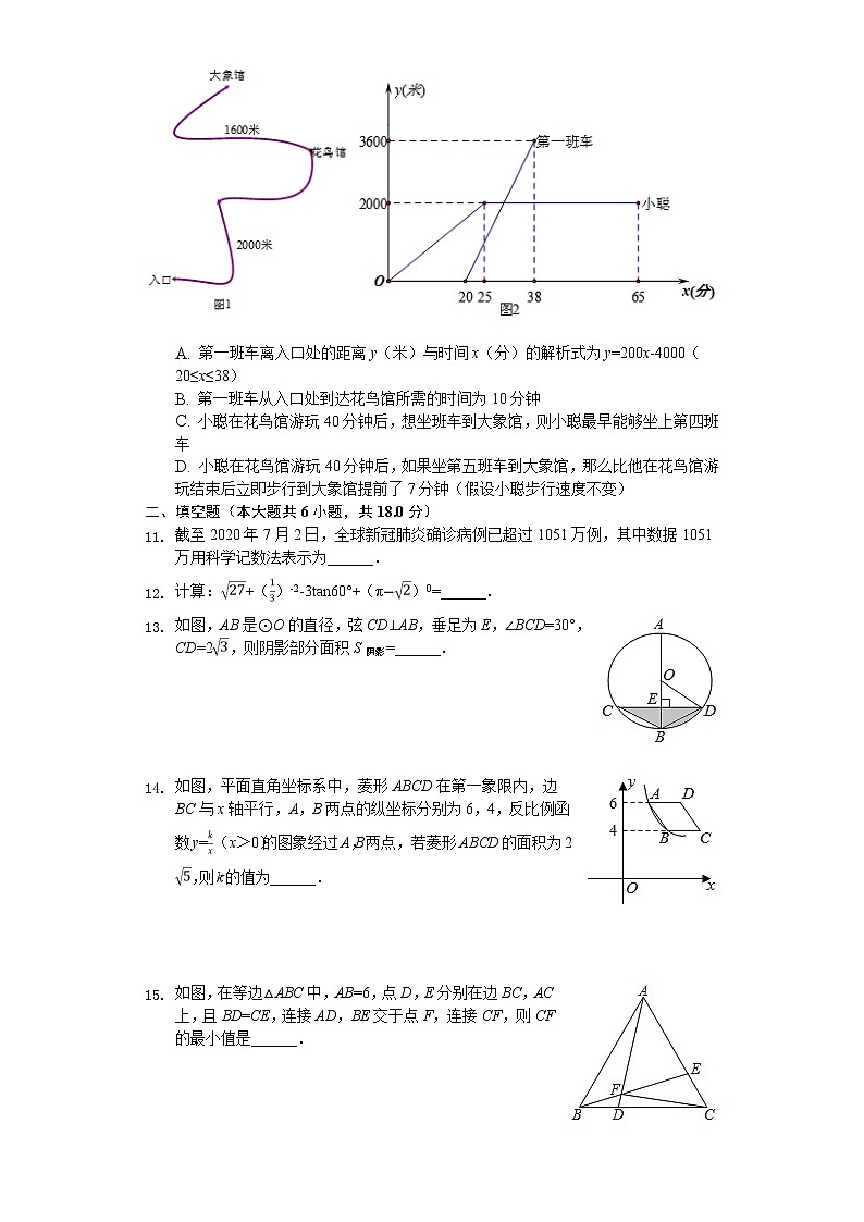 2020年内蒙古鄂尔多斯市中考数学试卷03