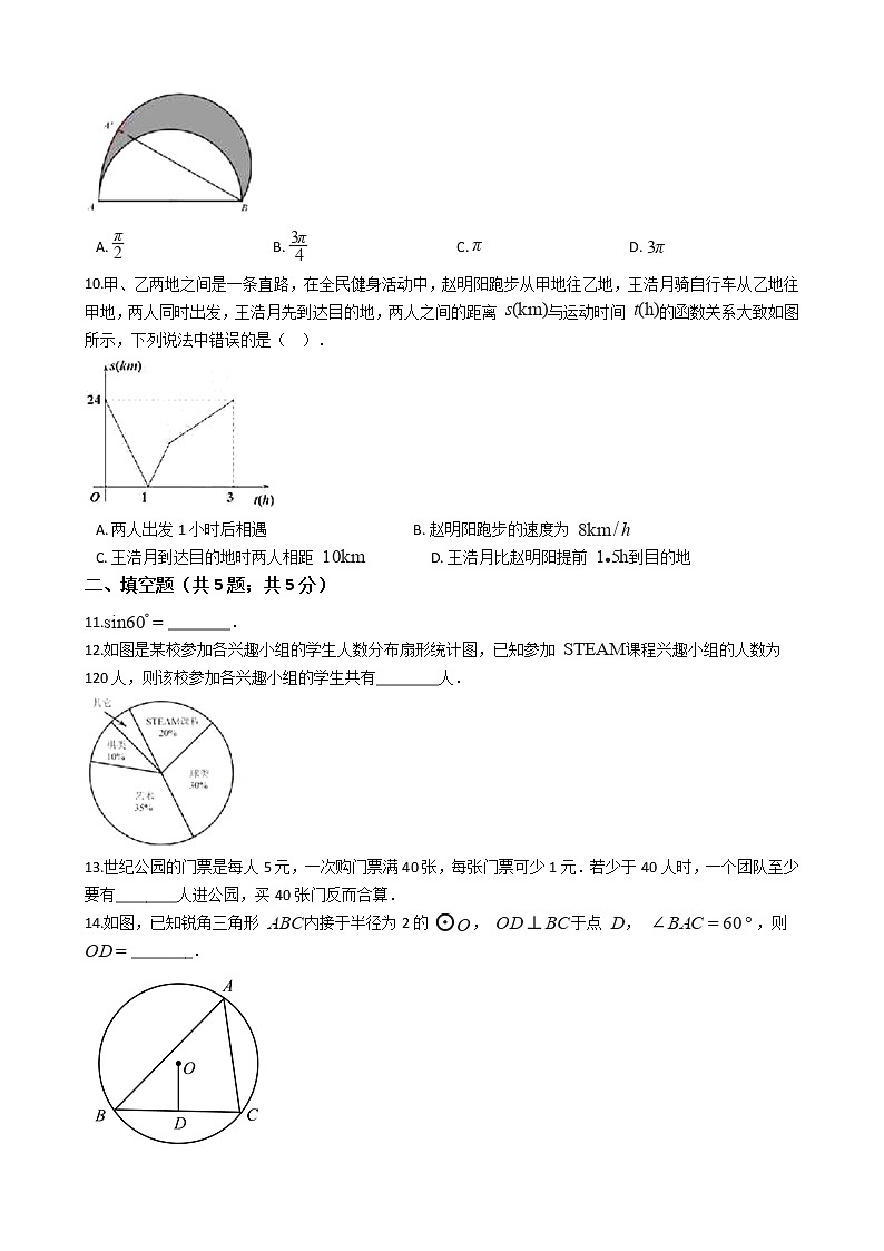 四川省攀枝花市2020年中考数学试卷02
