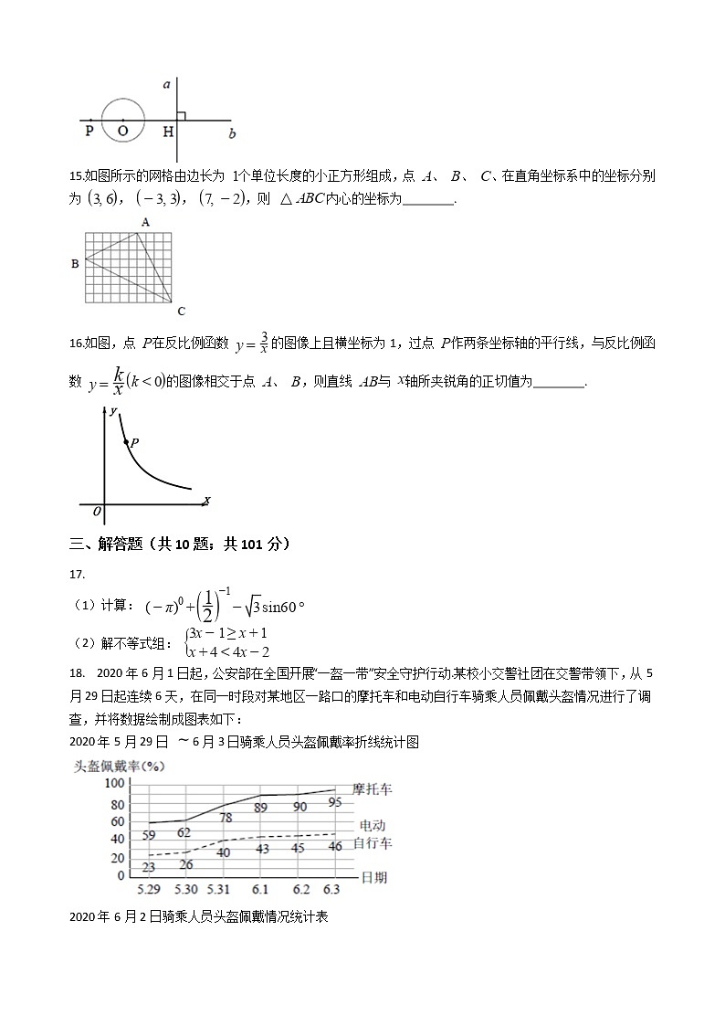 江苏省泰州市2020年中考数学试卷03
