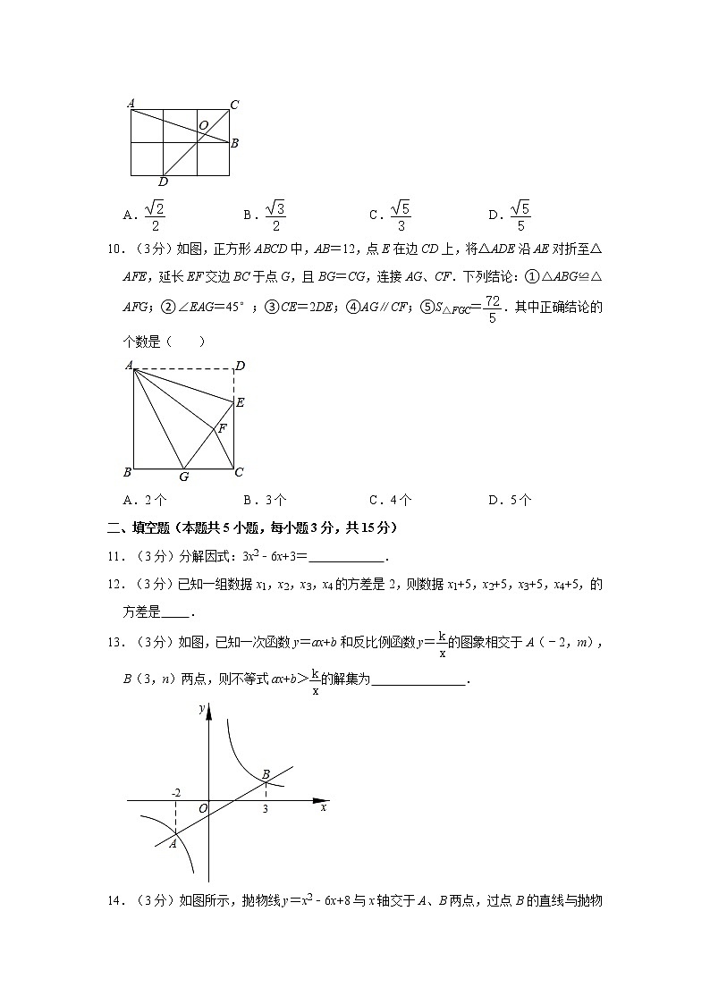 2021年广东省深圳市二十三校联考中考数学二模试卷03