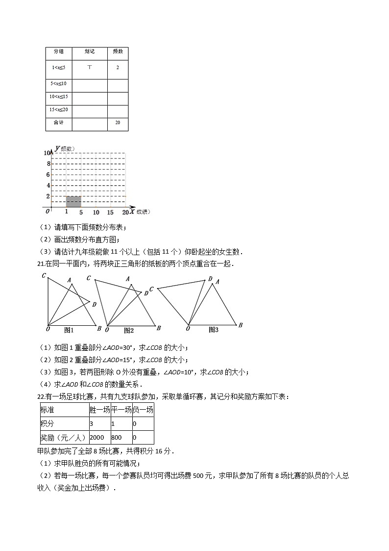 江西省上饶市七年级下学期数学期末试卷03
