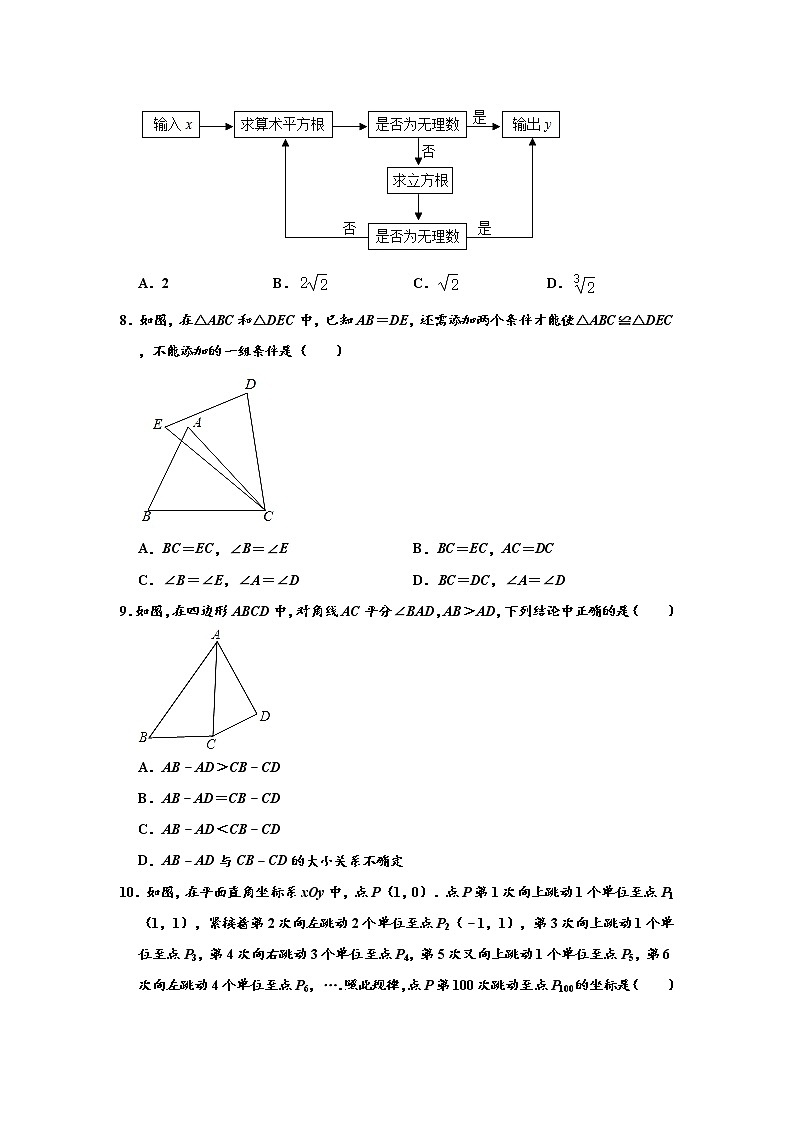 2019-2020学年江苏省南通市崇川区、港闸区七年级下学期期末数学试卷 （解析版）02