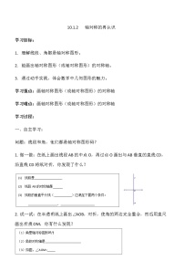 2020-2021学年2 抽对称的再认识学案