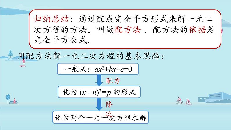 2021--2022学年人教版九年级数学上册21.2解一元二次方程 配方法课时2 课件07