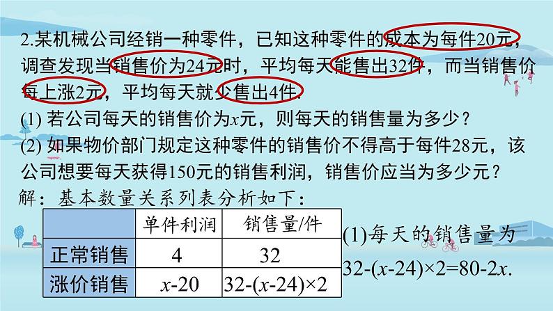 2021--2022学年人教版九年级数学上册21.4 一元二次方程小结课时2（PPT课件）07