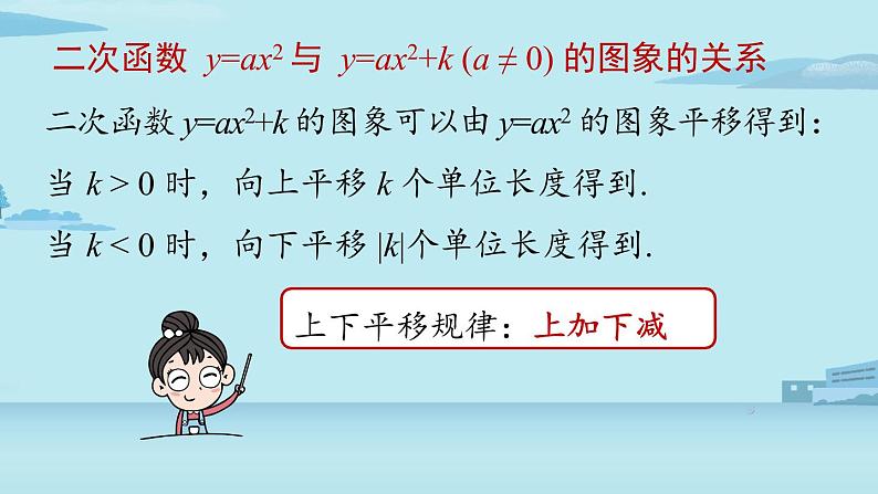 2021--2022学年人教版九年级数学上册22.1二次函数 y=a(x-h)2+k 的图象和性质课时3（PPT课件）08