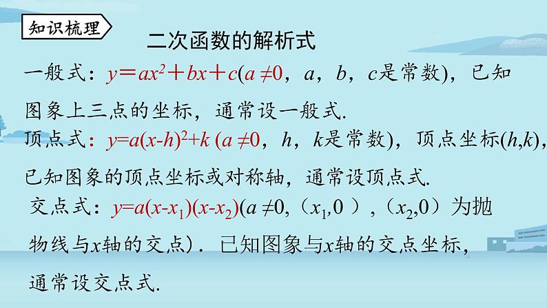 2021--2022学年人教版九年级数学上册22.4二次函数小结课时1（PPT课件）03