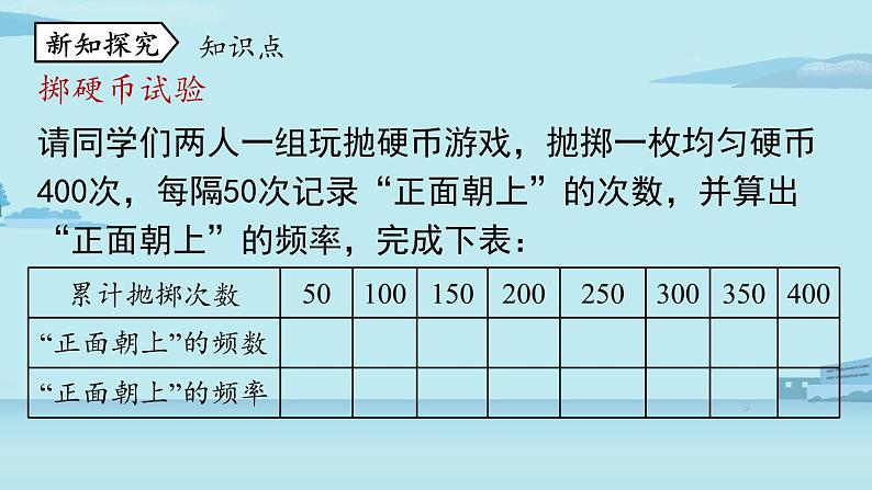 2021--2022学年人教版九年级数学上册25.3用频率估计概率课时1（PPT课件）05