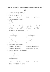 黑龙江省哈尔滨市香坊区2020-2021学年七年级（上）期中数学试卷（word版 含答案）