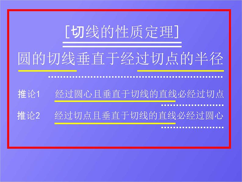 人教版数学中考复习《切线的性质》精品教学课件ppt优秀课件05