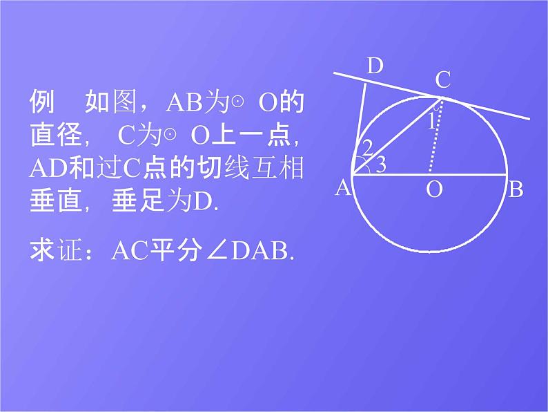 人教版数学中考复习《切线的性质》精品教学课件ppt优秀课件07